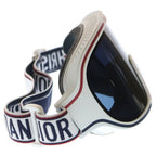 Dior Pre Owned Ski Goggles White Black — view 3