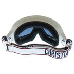 Dior Pre Owned Ski Goggles White Black — view 2