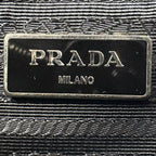 Prada Nylon 2-Way Shoulder Bag Black — view 8
