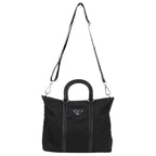 Prada Nylon 2-Way Shoulder Bag Black — view 9