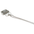 Hermes Amulet Constance Logo Bag Motif Necklace White Gold Diamond 18K — view 6