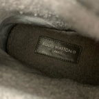 Louis Vuitton Snow Drop Line Monogram Short Boots Shoes Suede Mouton Gray Shearling — view 7