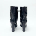 Hermes Short Boots Shoes Leather Black Exlibris — view 5