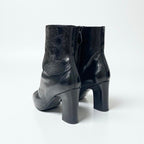 Hermes Short Boots Shoes Leather Black Exlibris — view 4