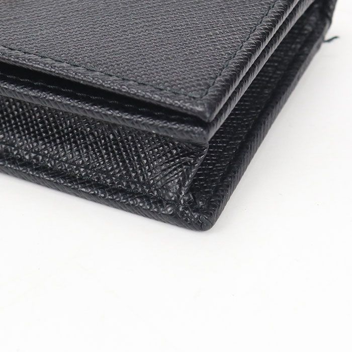 Prada Sapphia Leather Business Card Holder — view 6