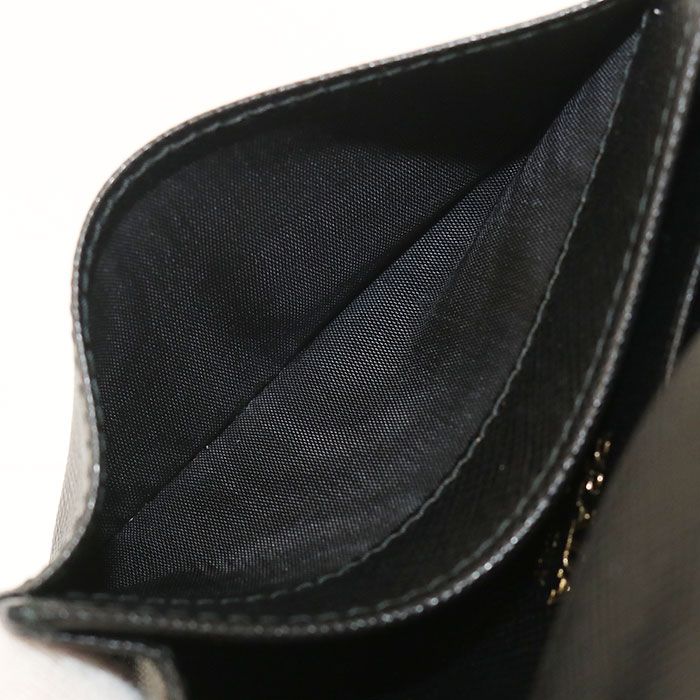 Prada Sapphia Leather Business Card Holder — view 5