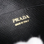 Prada Sapphia Leather Business Card Holder — view 7