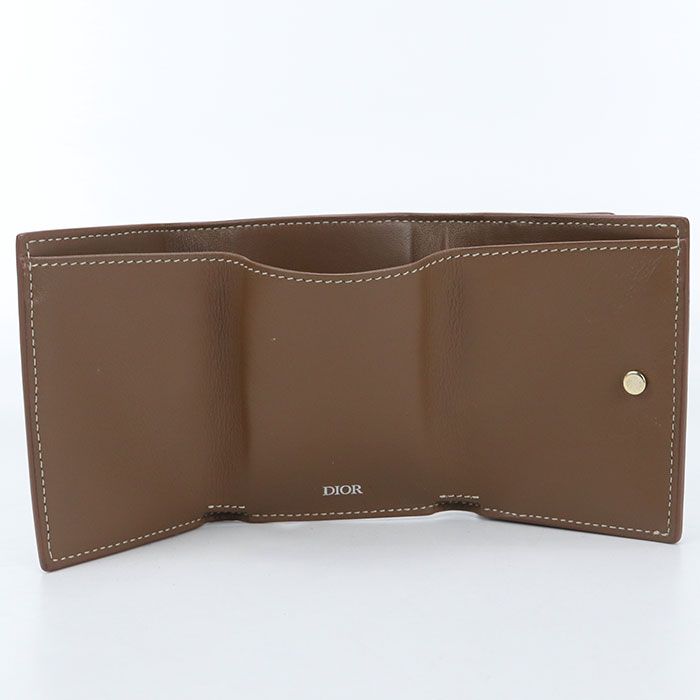 Dior CD Diamond Trifold Wallet — view 3