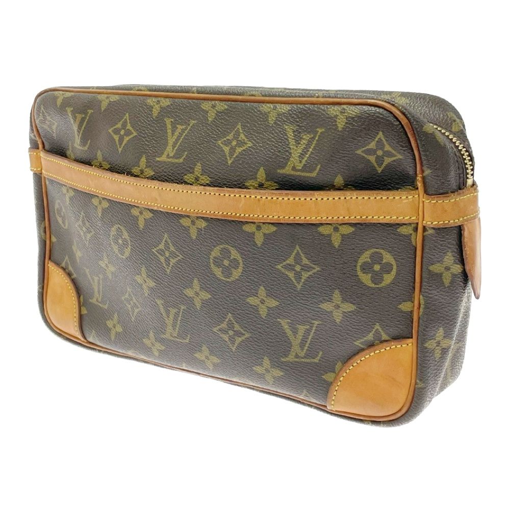 Louis Vuitton Monogram Compiegne 28 Second Bag Brown — view 3