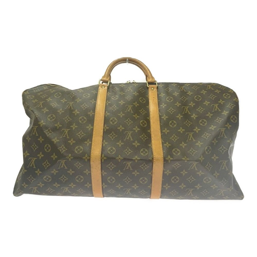 Louis Vuitton Monogram Keepall 60 Boston Bag Brown — view 4