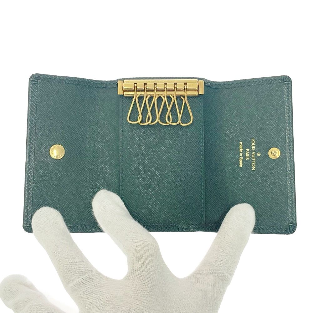 Louis Vuitton Taiga Multicles 6 Key Case Epi Sea — view 5