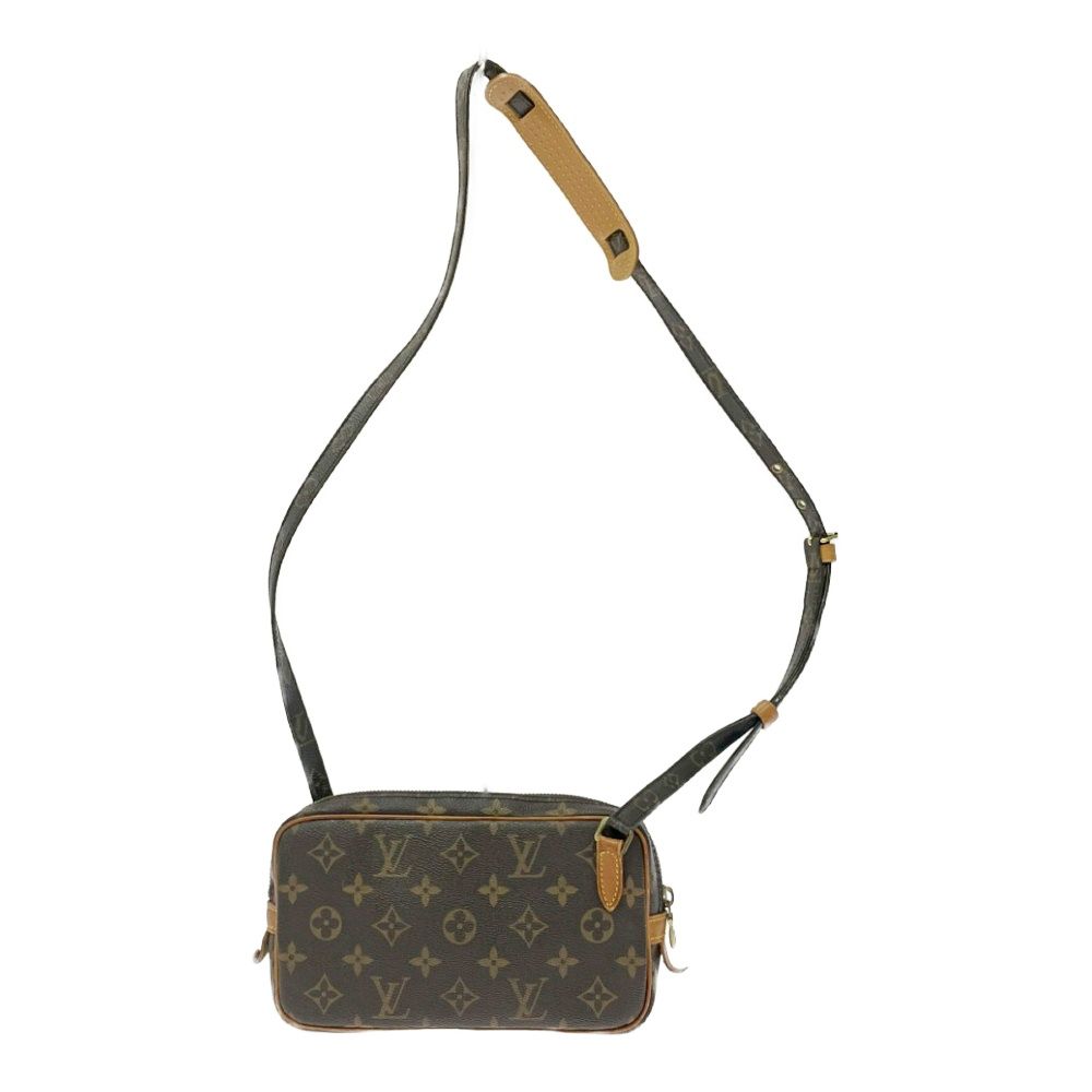 Louis Vuitton Monogram Pochette Marly Bandouliere Brown — view 4