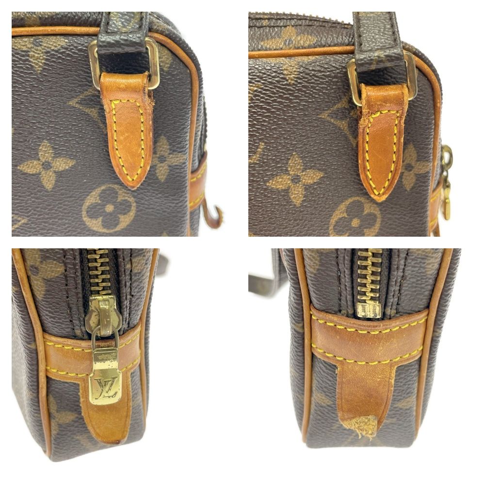 Louis Vuitton Monogram Pochette Marly Bandouliere Brown — view 8