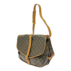 Louis Vuitton Monogram Saumur 35 Shoulder Bag Brown — view 3
