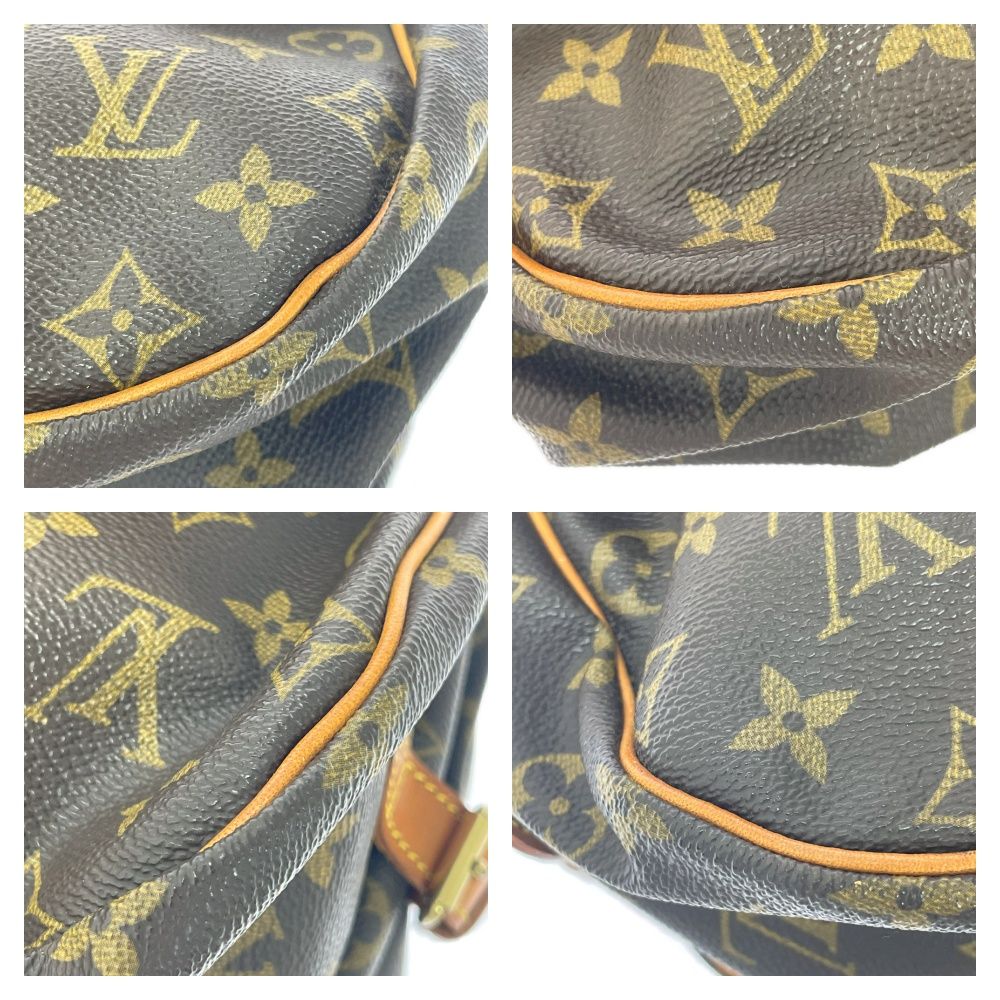 Louis Vuitton Monogram Saumur 35 Shoulder Bag Brown — view 6