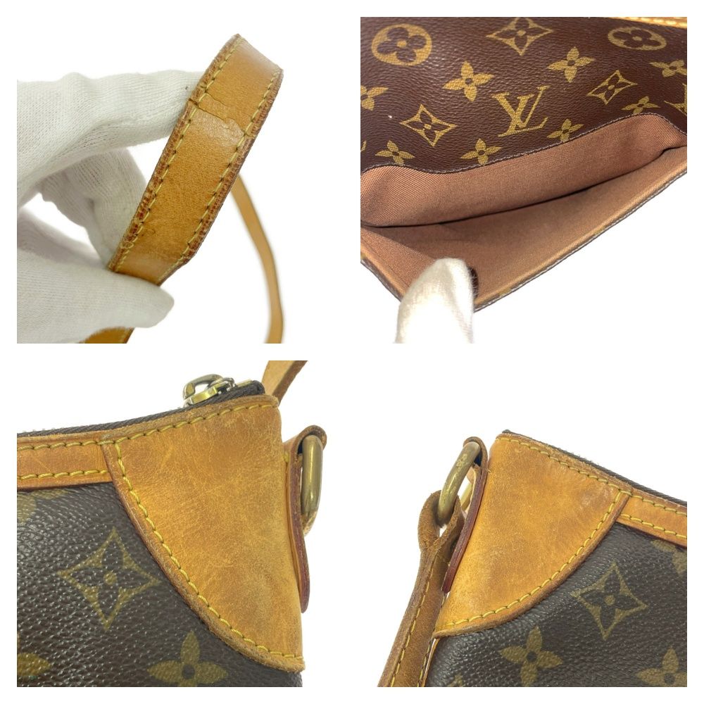 Louis Vuitton Monogram Odeon PM Shoulder Bag Brown — view 8