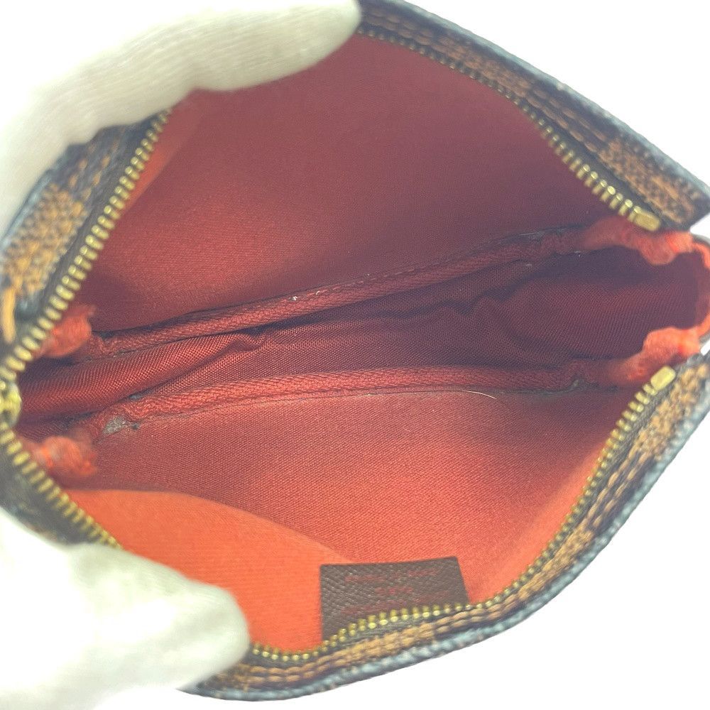 Louis Vuitton Damier Trousse Makeup Pouch Brown — view 9