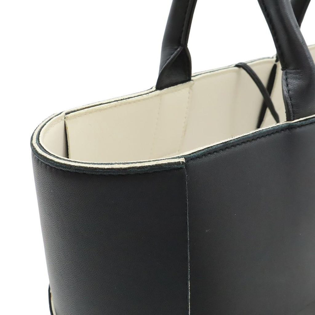 Bottega Veneta Maxi Intrecciato Arco Tote Small Leather Black — view 5