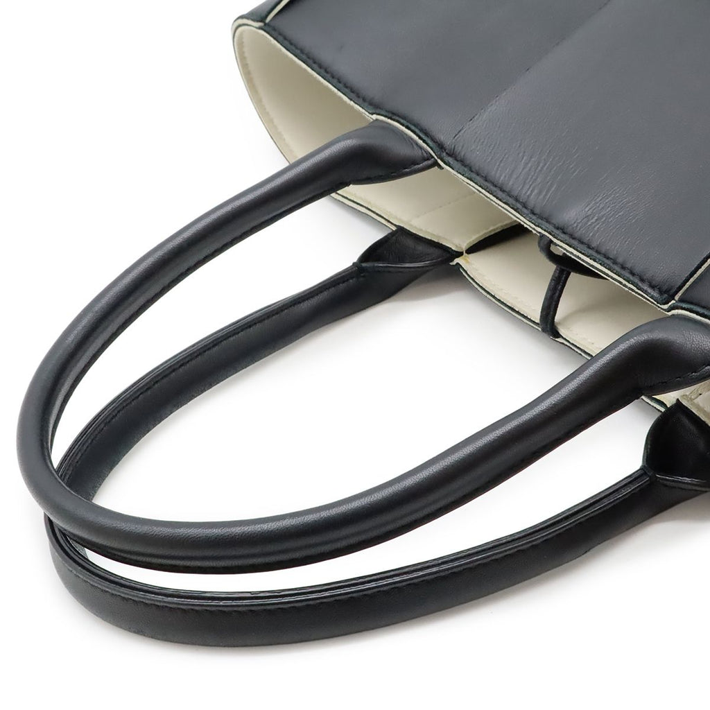 Bottega Veneta Maxi Intrecciato Arco Tote Small Leather Black — view 4
