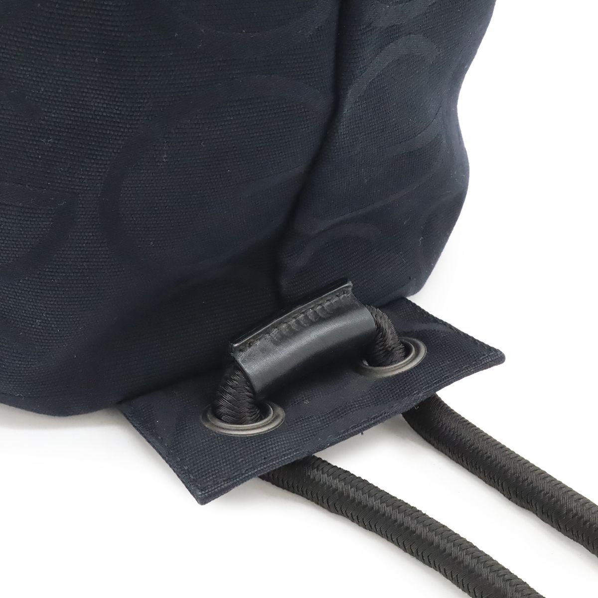 Gucci GG Logo Marine Shoulder Bag One Semi Drawstring — view 6