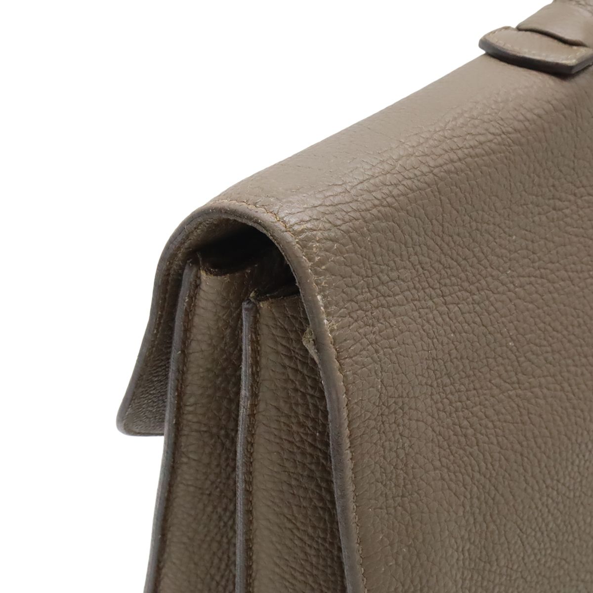 Hermes Sac a Depeches 41 Business Bree Fauxsu Document Purse Togo Leather — view 7