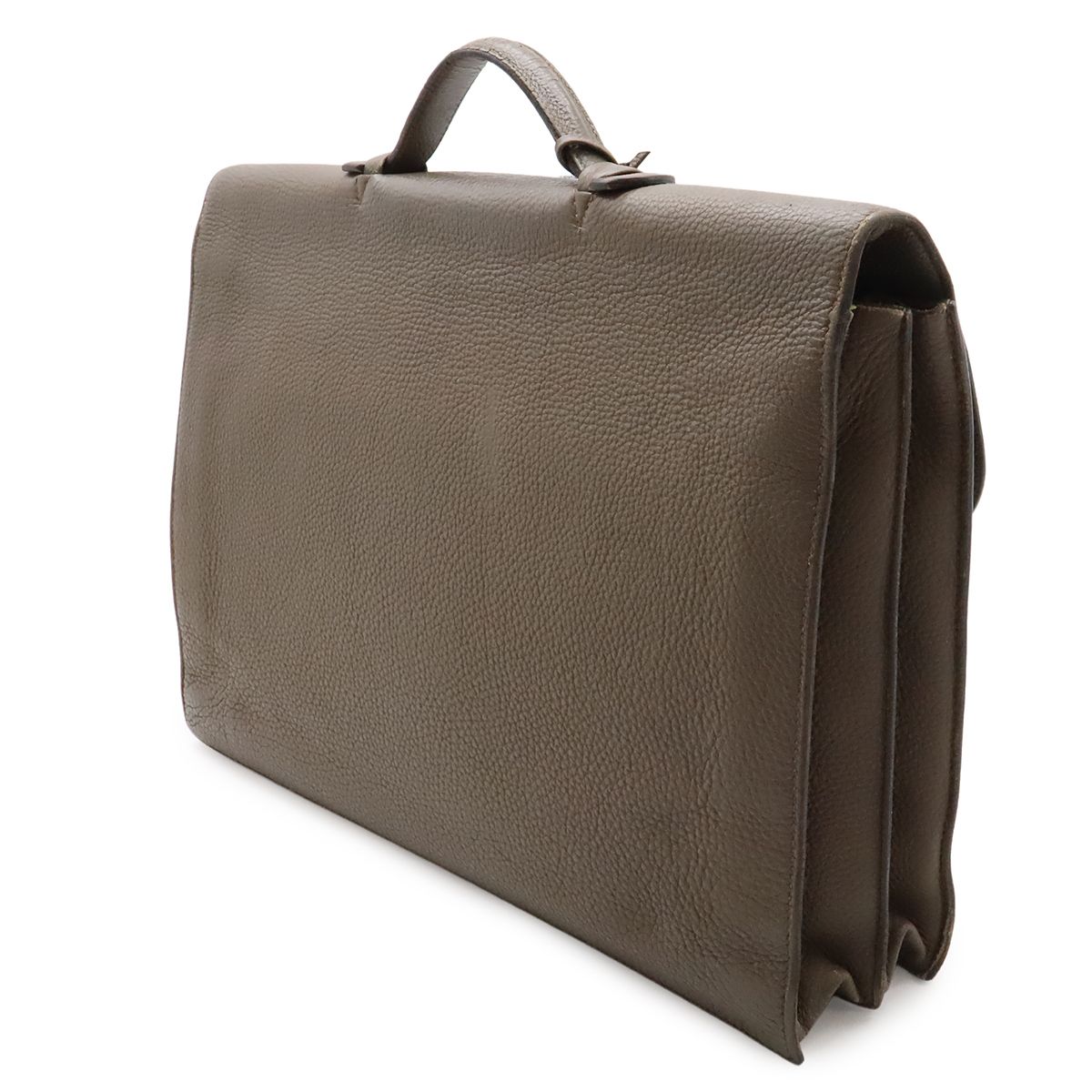 Hermes Sac a Depeches 41 Business Bree Fauxsu Document Purse Togo Leather — view 2