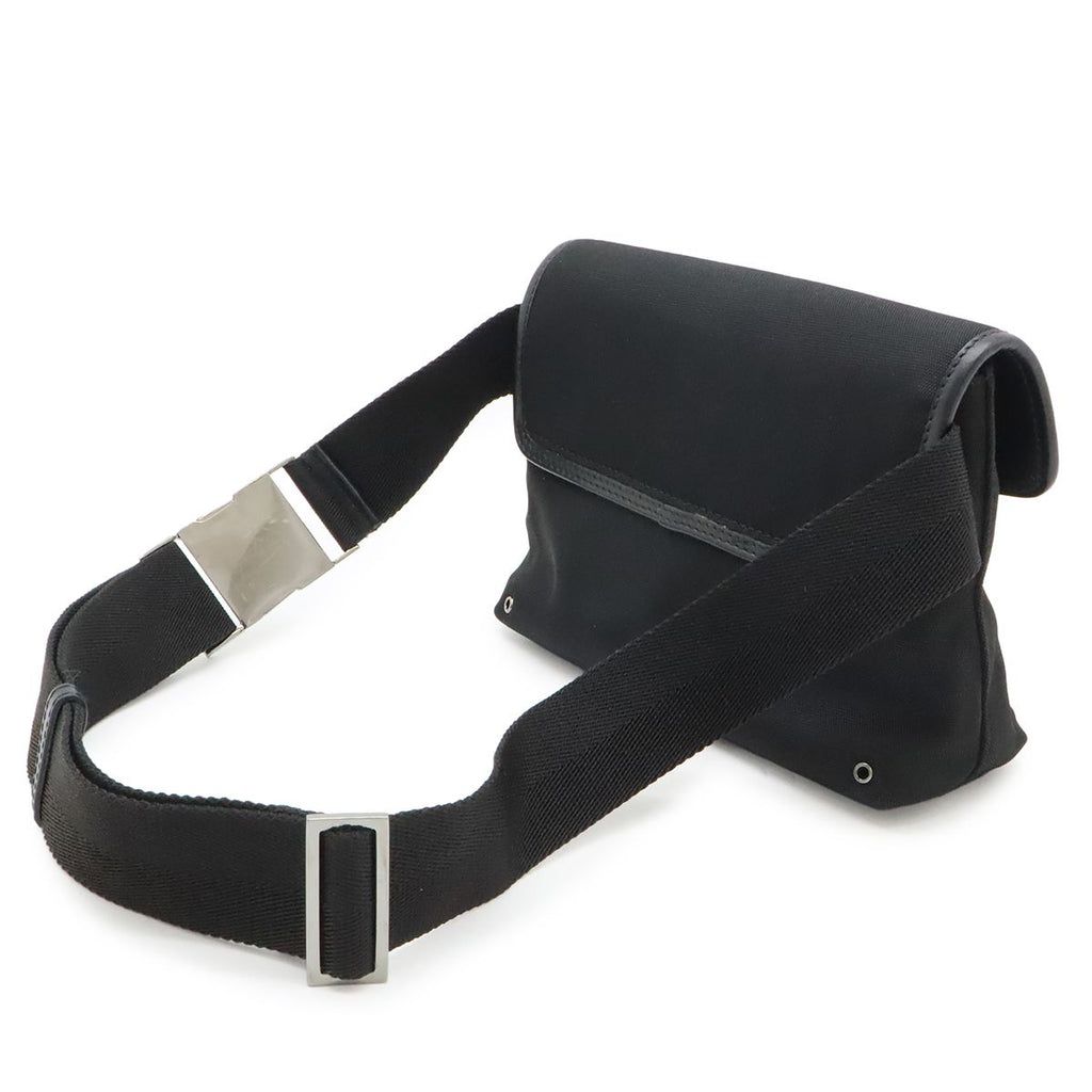 Gucci Body Bag Waist Pouch Nylon Canvas Black — view 2