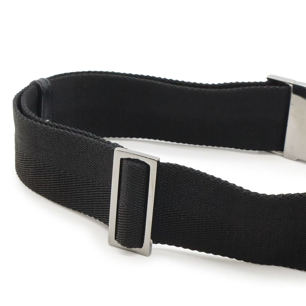 Gucci Body Bag Waist Pouch Nylon Canvas Black — view 4