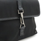 Gucci Body Bag Waist Pouch Nylon Canvas Black — view 8