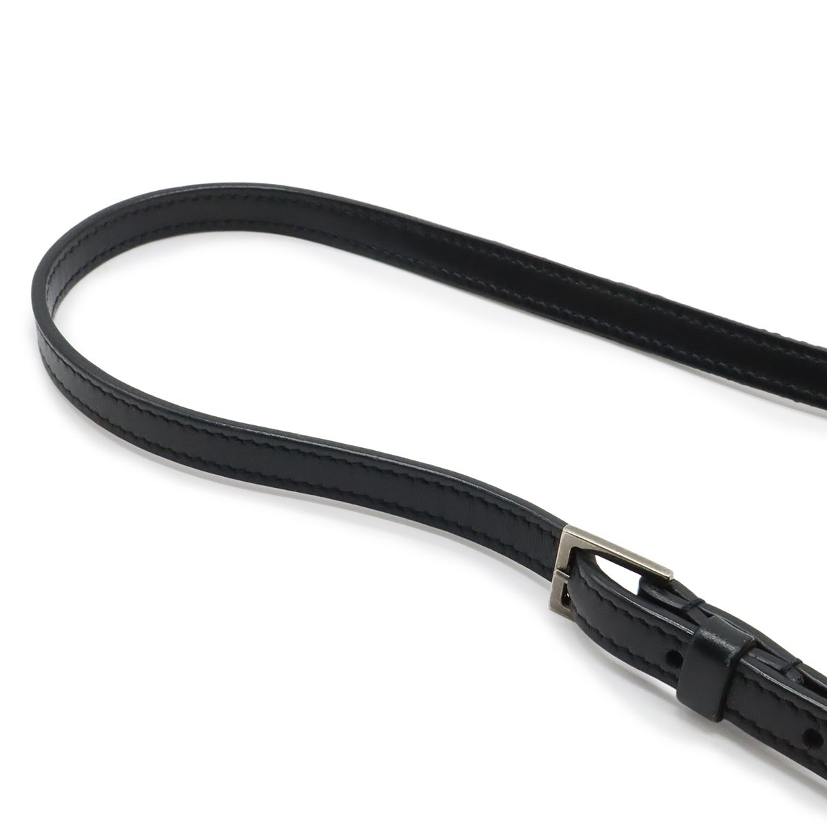 Saint Laurent Paris YSL Shoulder Bag Crossbody Stitch Quilted Leather Black — view 5