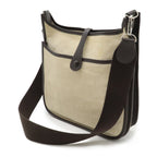 Hermes Evelyne II 2 PM Shoulder Bag Crossbody Toile Ash Leather — view 2