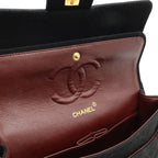 Chanel Quilted 25 CC Logo Double Flap Chain Shoulder Bag Cotton Jersey — view 6