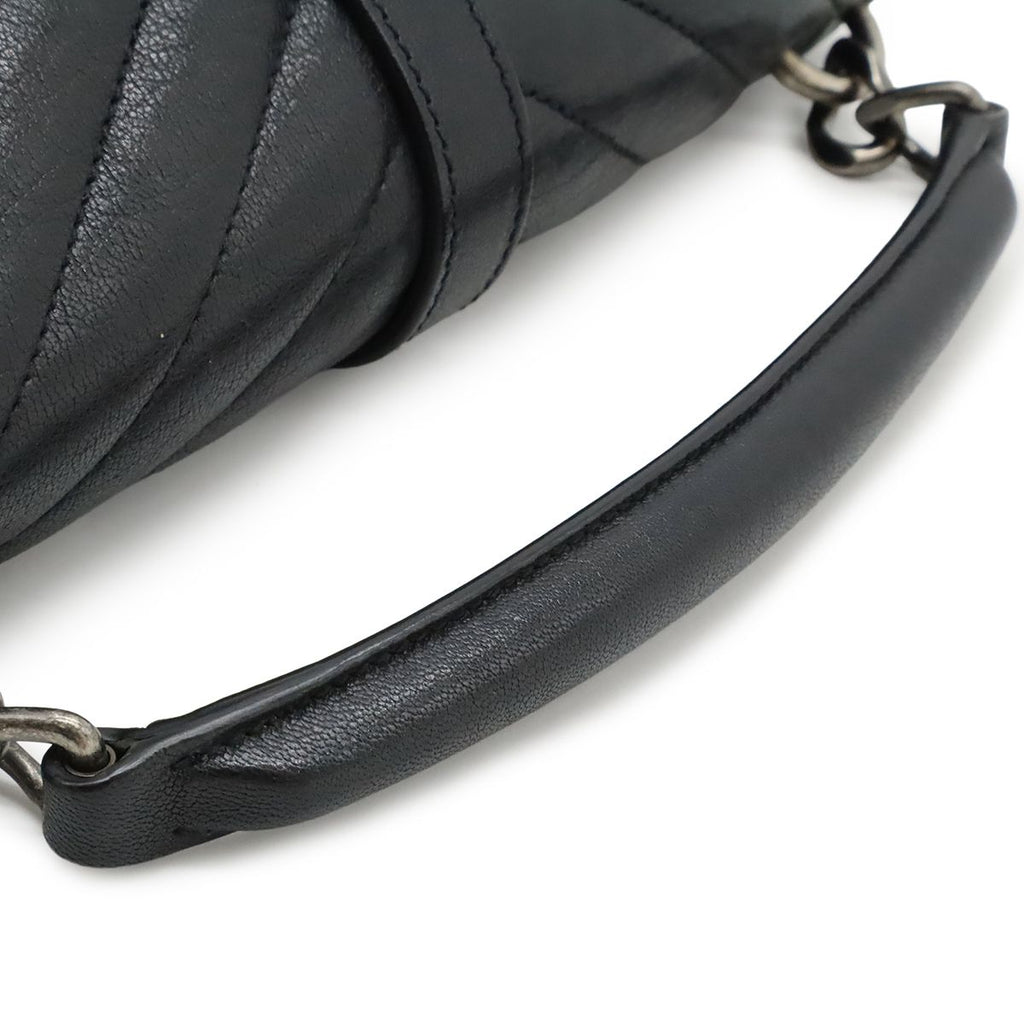 Saint Laurent Paris YSL Yves Carre Handbag 2-Way Chain — view 6