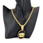 Chanel Necklace CC Logo Long Vintage — view 3