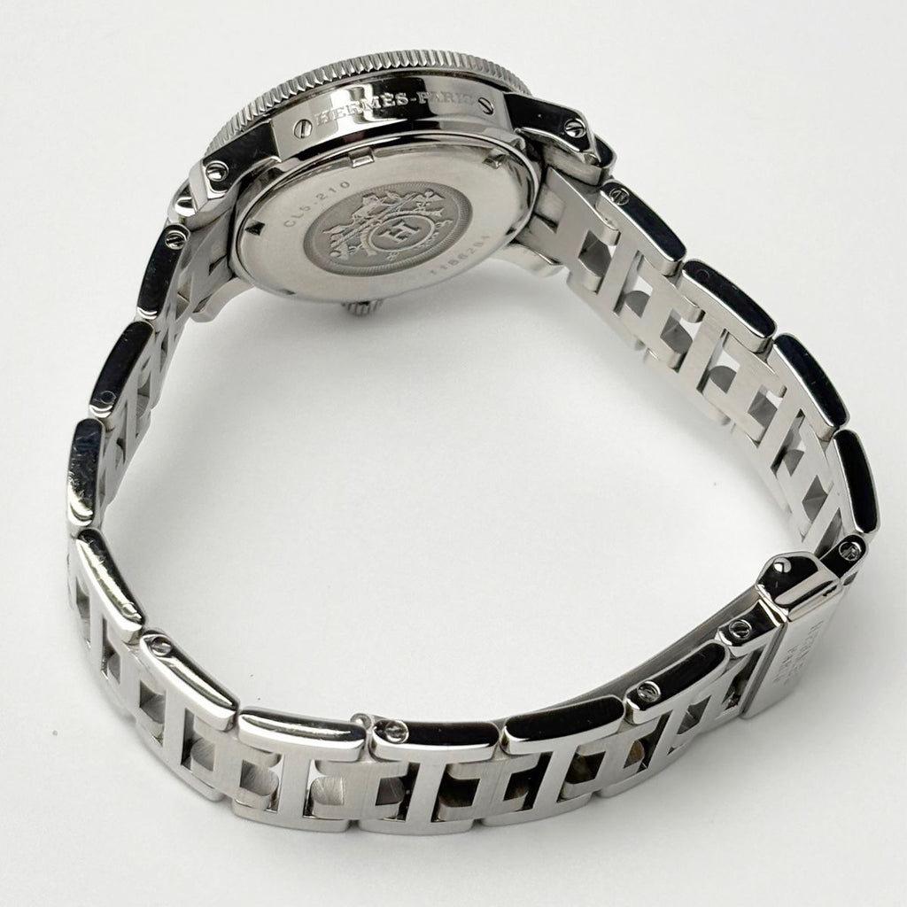 Hermes Watch Quartz Clipper Divers Navy Silver — view 5