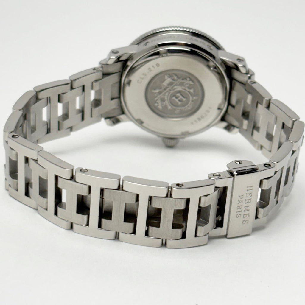 Hermes Watch Quartz Clipper Divers Navy Silver — view 8