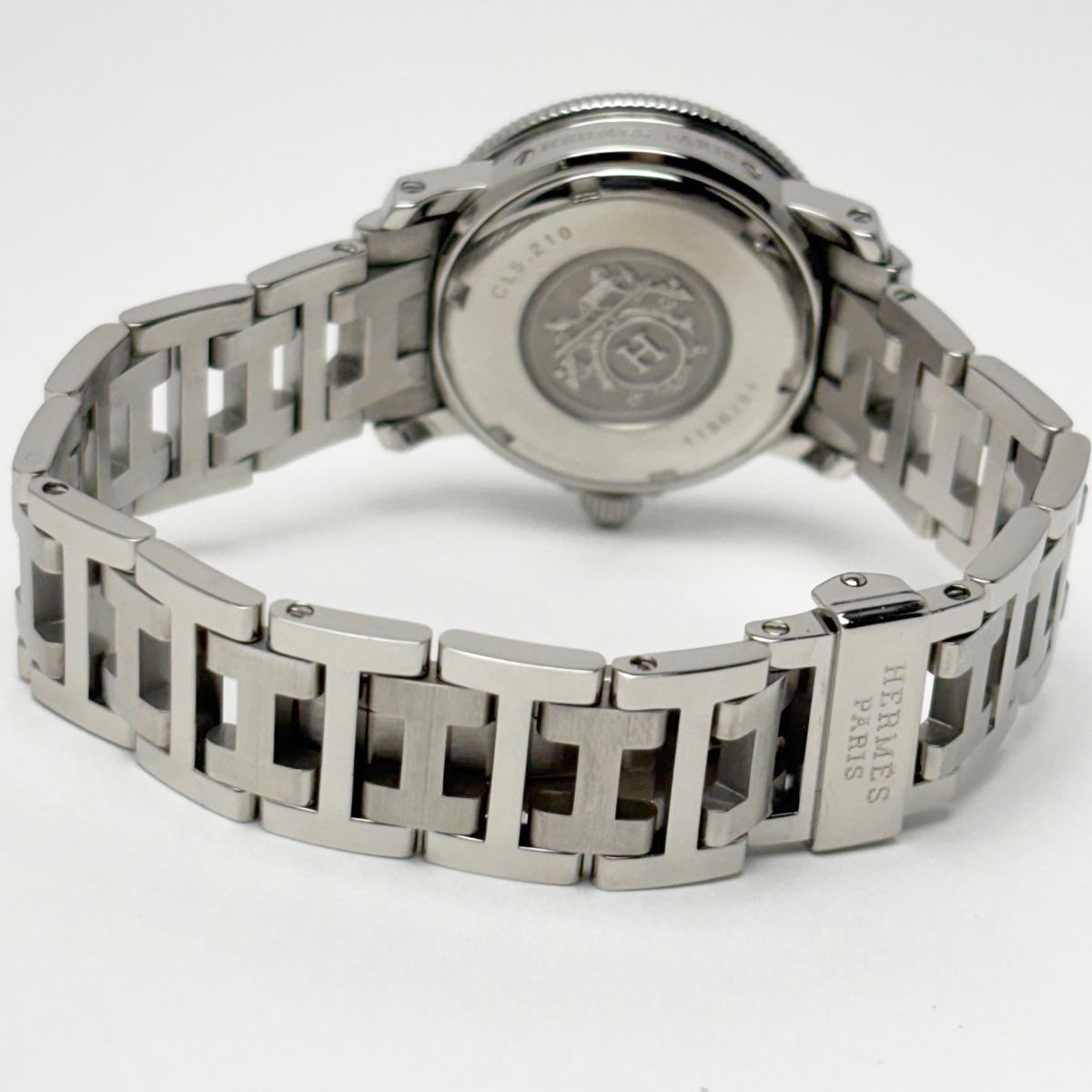 Hermes Watch Quartz Clipper Divers Navy Silver — view 8