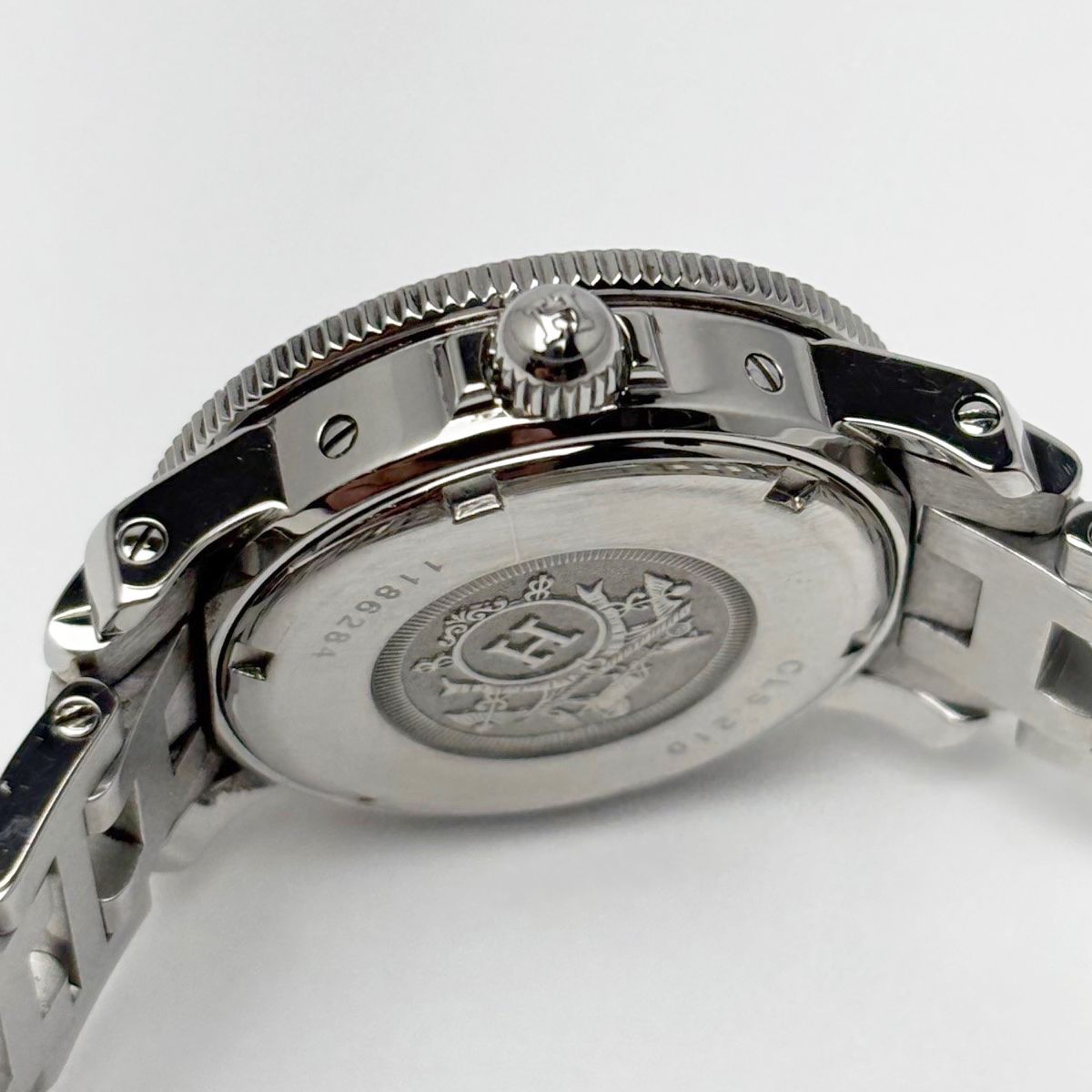 Hermes Watch Quartz Clipper Divers Navy Silver — view 4