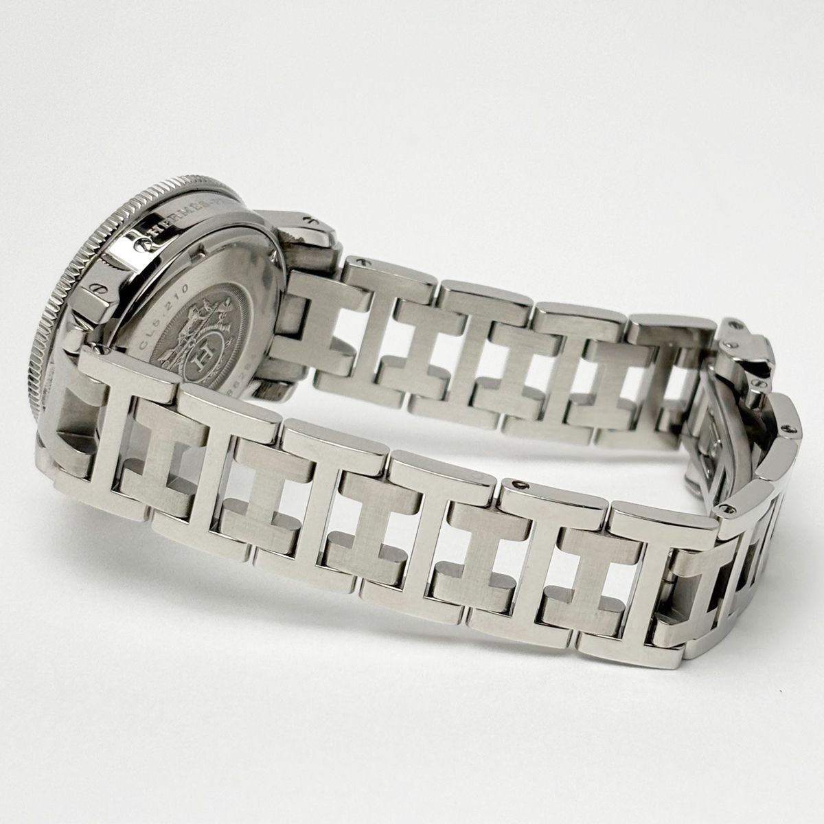 Hermes Watch Quartz Clipper Divers Navy Silver — view 7