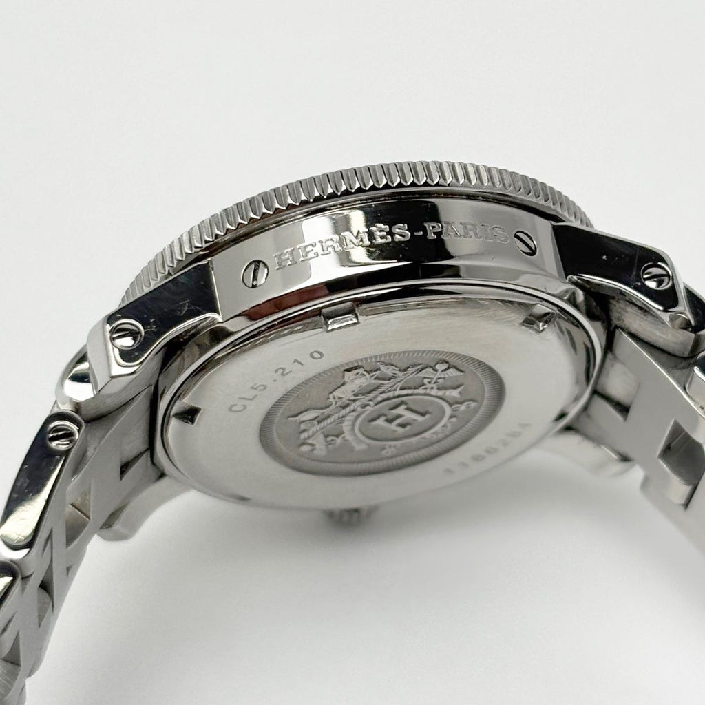 Hermes Watch Quartz Clipper Divers Navy Silver — view 6