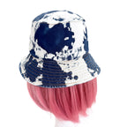 Celine Denim Bucket Hat Indigo White — view 5