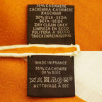 Hermes Carre Brides de Gala Applique Pique Orange — view 7