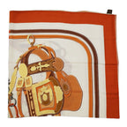 Hermes Carre Brides de Gala Applique Pique Orange — view 4