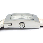 Dior Christian Watch Maris Square White Shell Dial Pearl Chain D Logo — view 2
