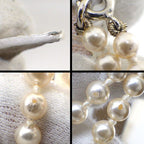 Dior Christian Watch Maris Square White Shell Dial Pearl Chain D Logo — view 8