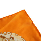 Hermes Carre 45 Gavroche Scarf les Triples Mischievous Triplets Silk — view 7