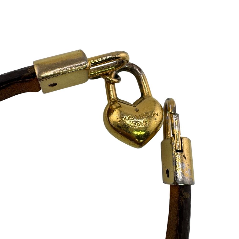 Louis Vuitton Cles Adjustable Lock Bracelet Gold — view 7
