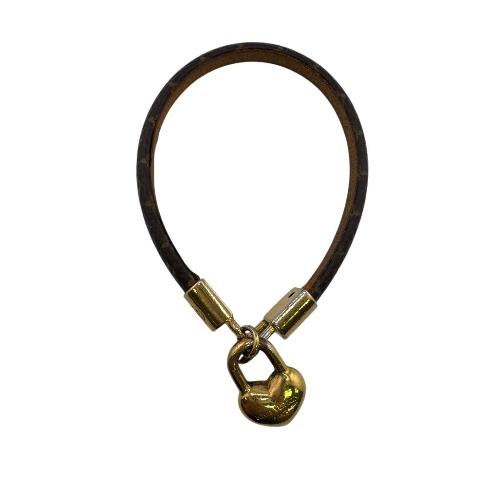 Louis Vuitton Cles Adjustable Lock Bracelet Gold — view 5