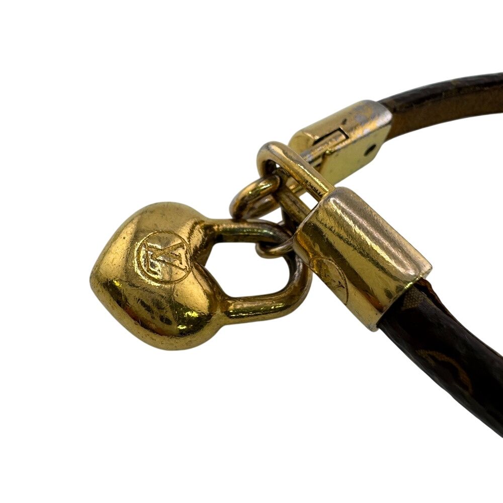 Louis Vuitton Cles Adjustable Lock Bracelet Gold — view 3