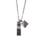 Louis Vuitton Collier Damier Colors Necklace Silver — view 4